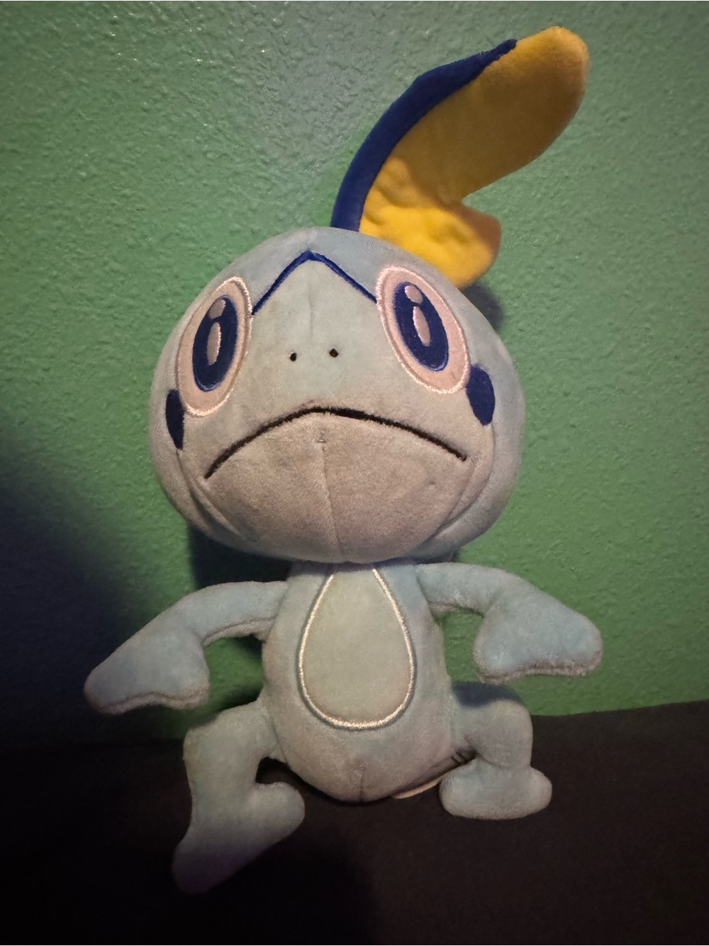 Pokemon Sobble Plush Blue and Yellow Frog Small Pet Toy